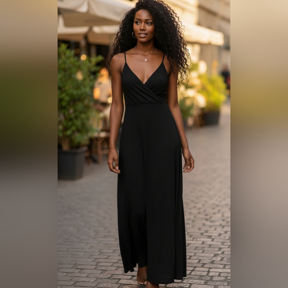 Chic Black Maxi Dress